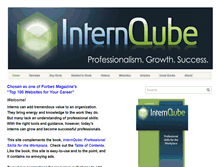Tablet Screenshot of internqube.com